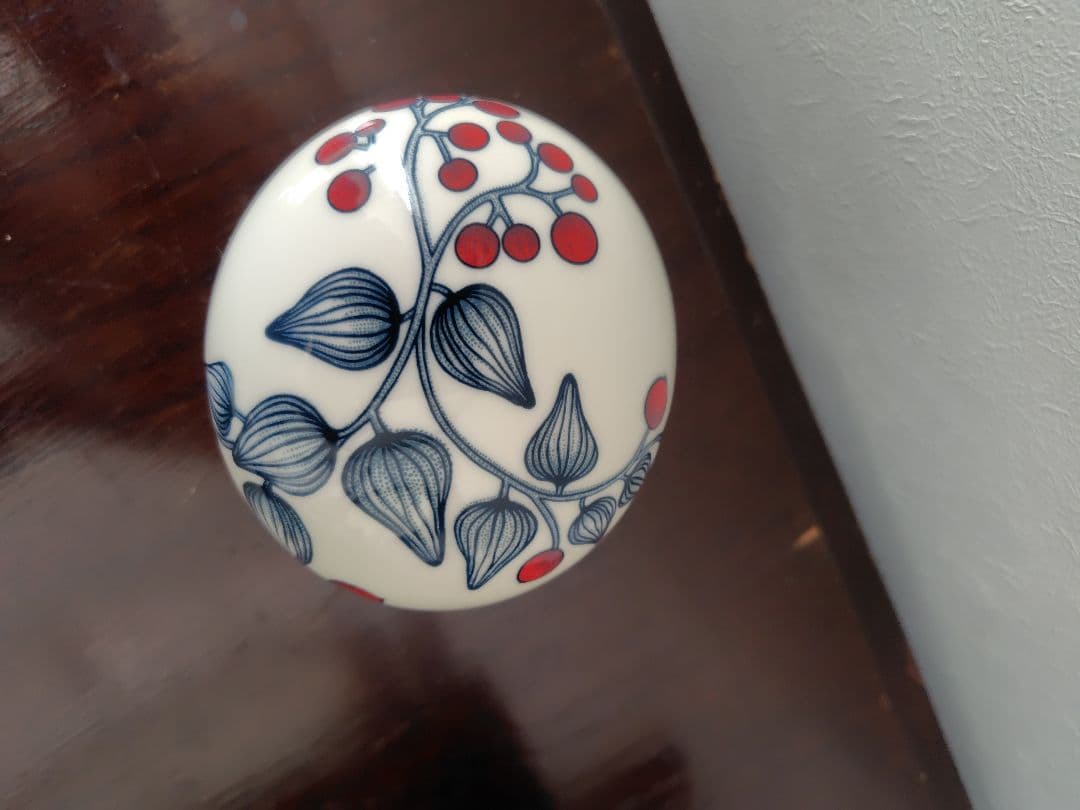 ARABIA　アラビア Runo ルノ フロストベリー 蓋付ジャー