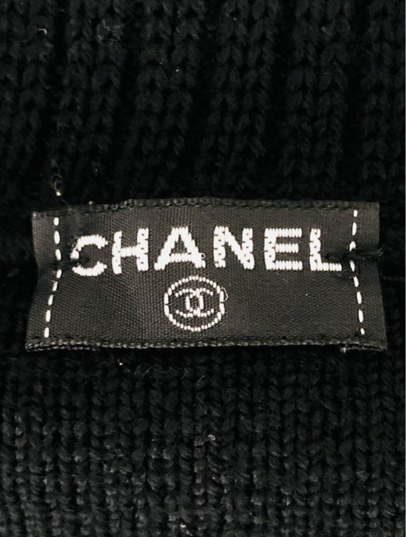 028 CHANEL シャネル ドライバーズニット スポーツライン ココマーク