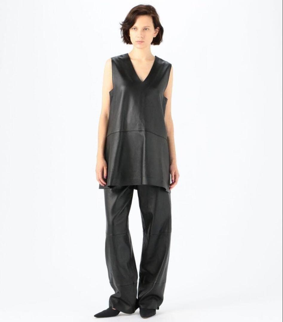 【正規品】BACCA ソフトシープレザー ベストチュニック
