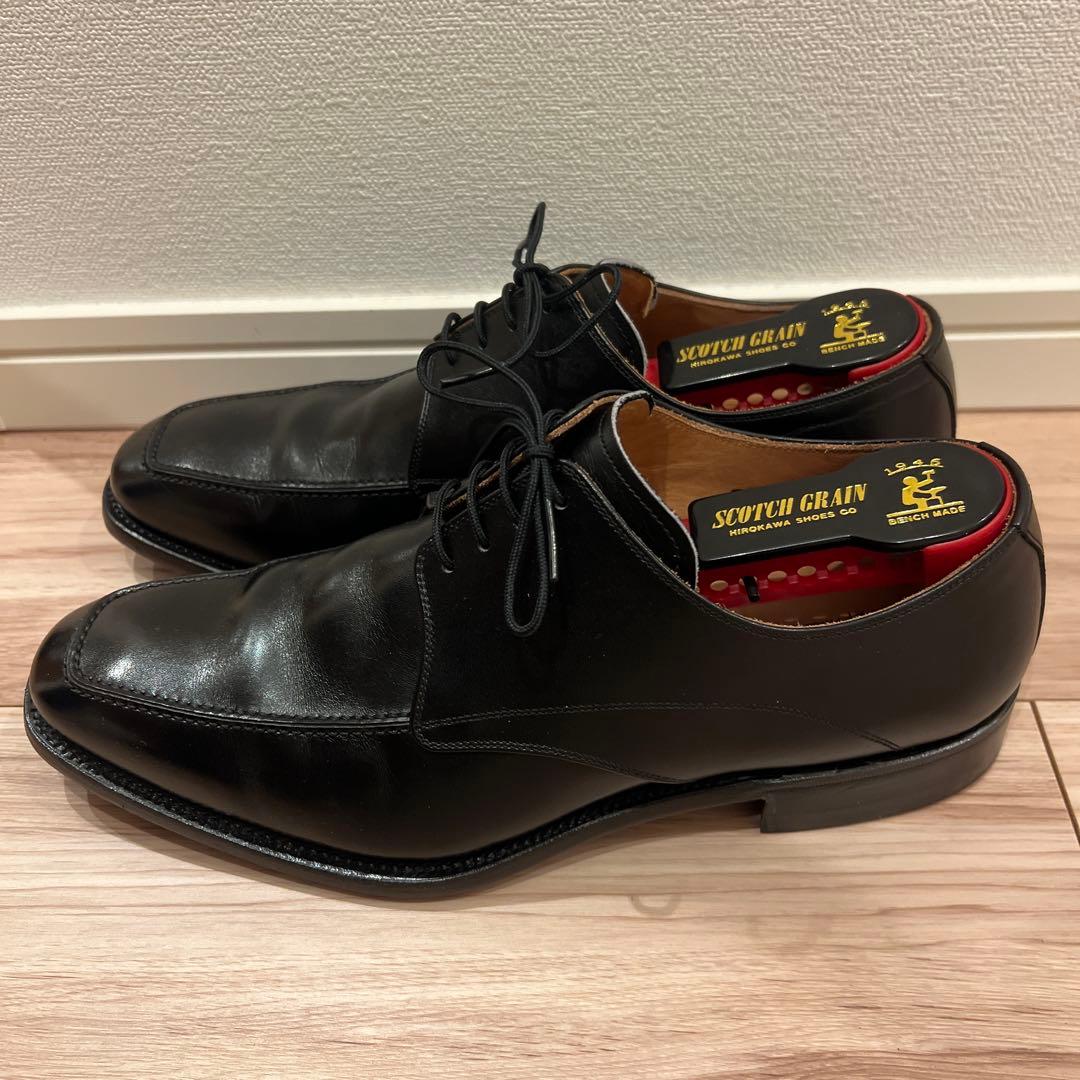 【美品】スコッチグレイン BelHomme レザー 25cm シューツリーつき