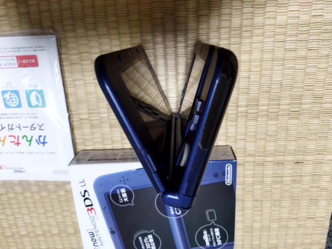 Newニンテンドー3DS LL メタリックブルー　動作品　箱説あり