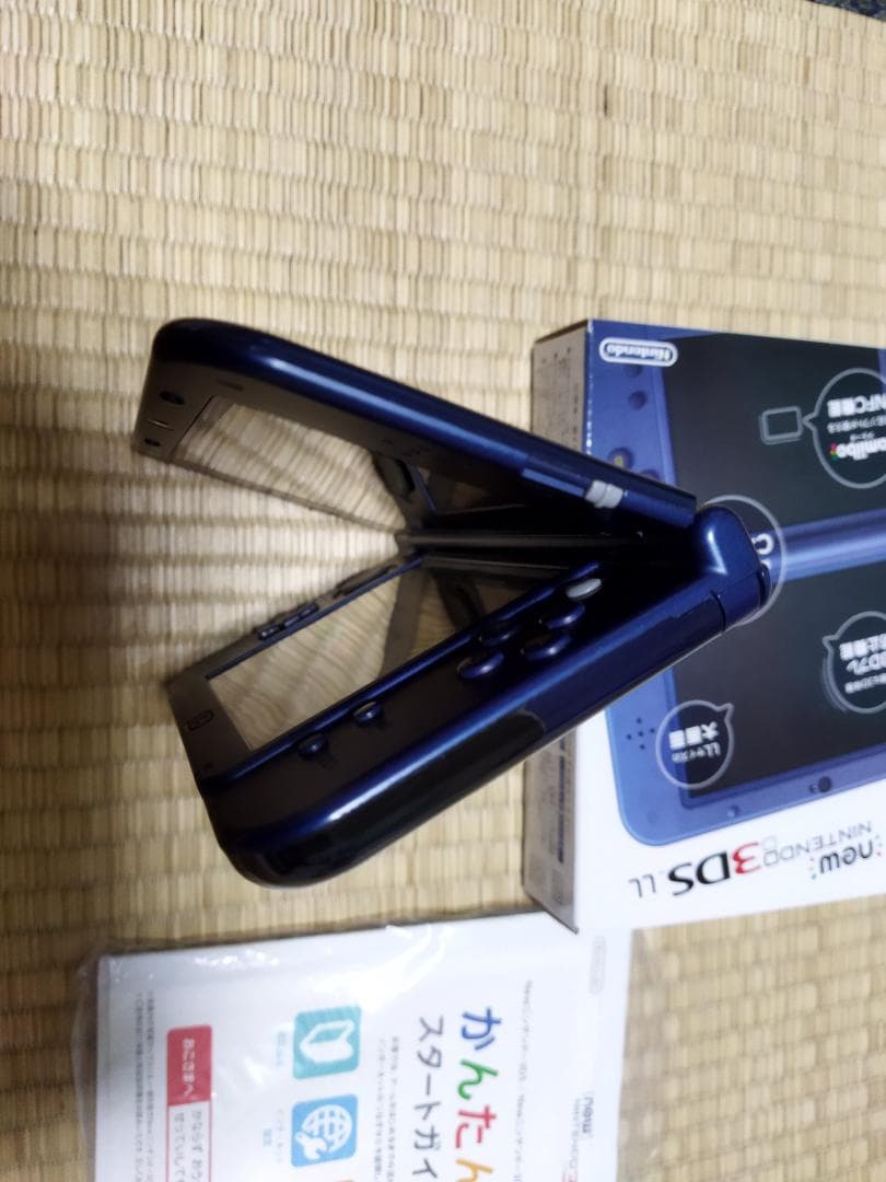 Newニンテンドー3DS LL メタリックブルー　動作品　箱説あり