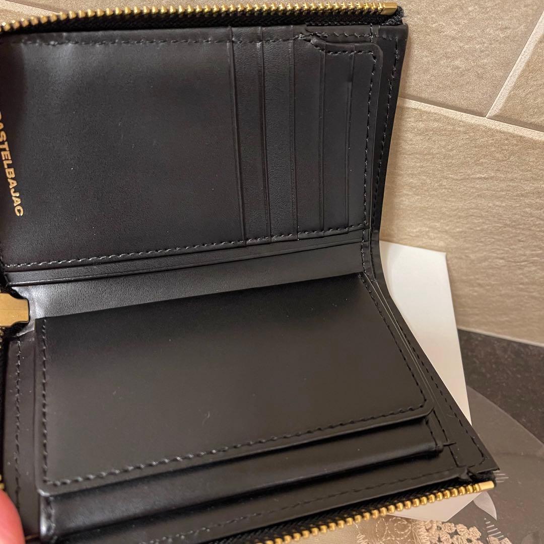 【新品】カステルバジャック　ラウンドファスナー折財布　黒　12,100円