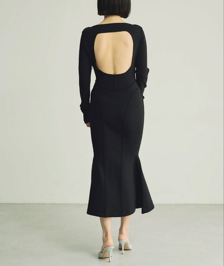 Whim Gazette ハーフミラノニットワンピース 長谷川京子　コラボ