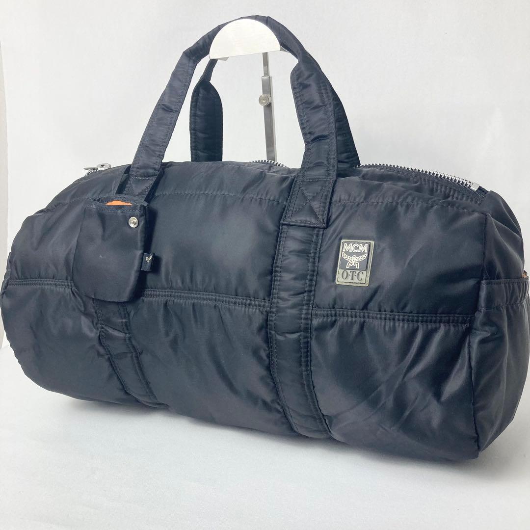 極美品✨MCM ボストンバッグ ナイロン ブラック