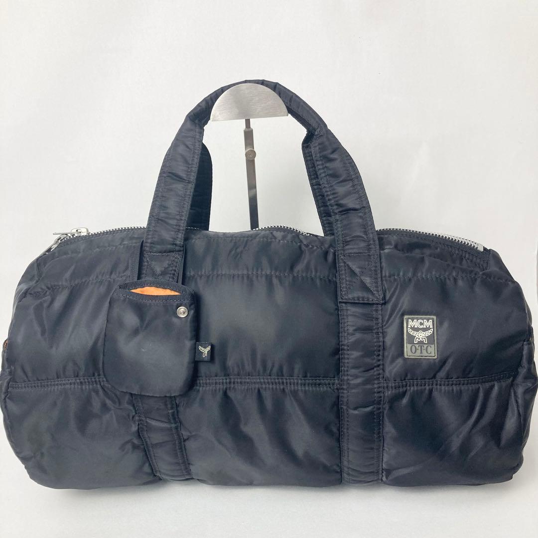 極美品✨MCM ボストンバッグ ナイロン ブラック