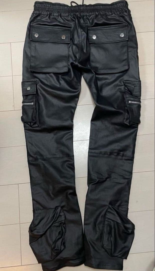 【プロフ用確認‼️】MLVINCE ブラック カーゴパンツ 2回着用