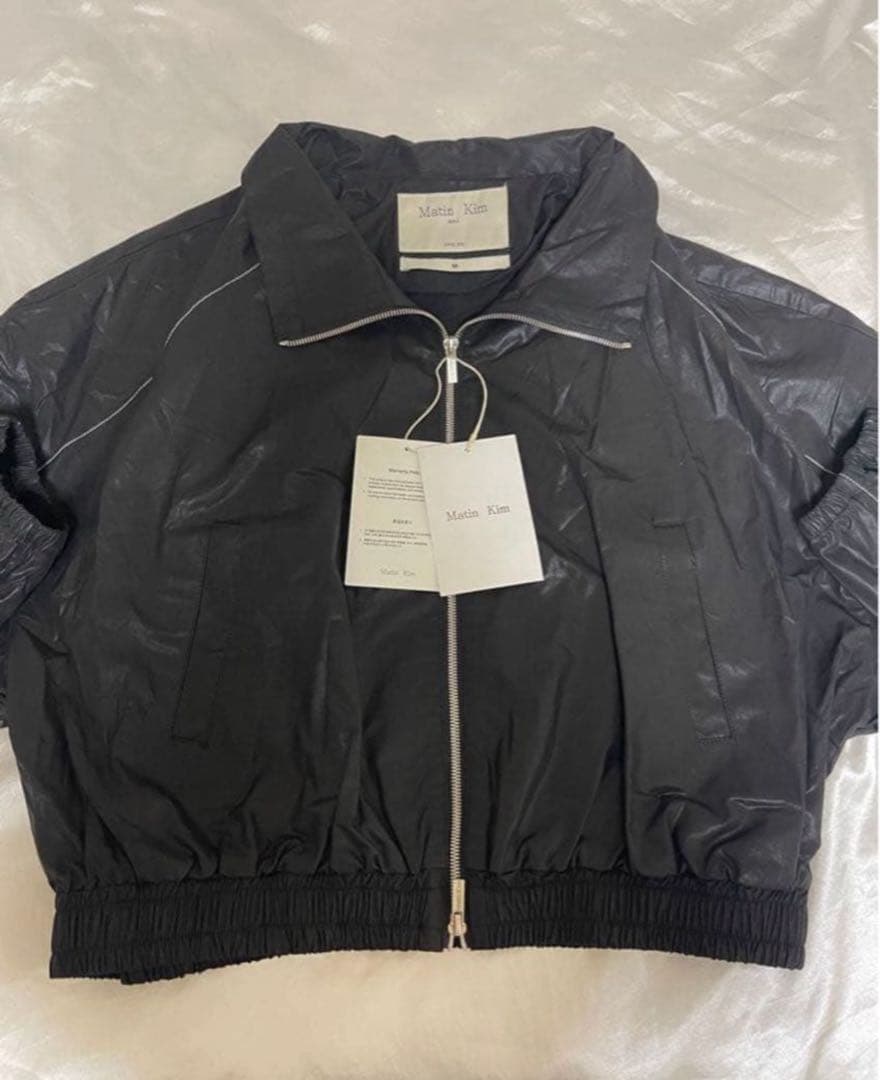Matin Kim アウター　韓国ジャケットM黒 新品未使用タグ付
