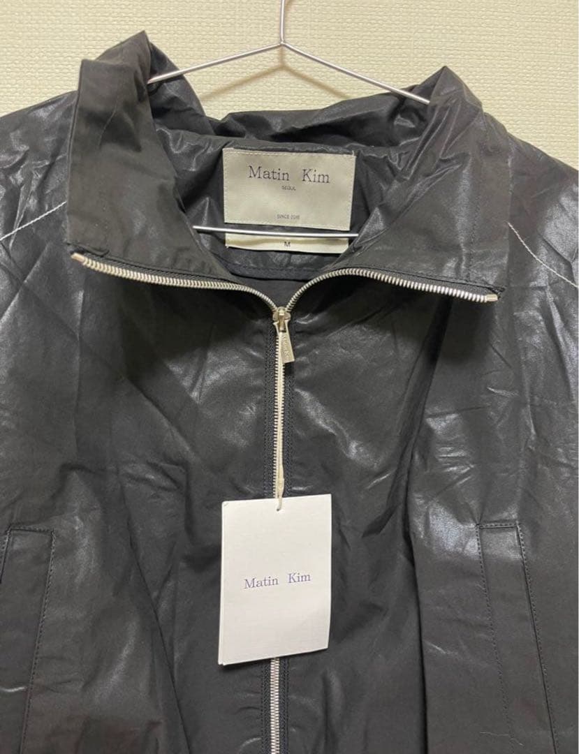 Matin Kim アウター　韓国ジャケットM黒 新品未使用タグ付