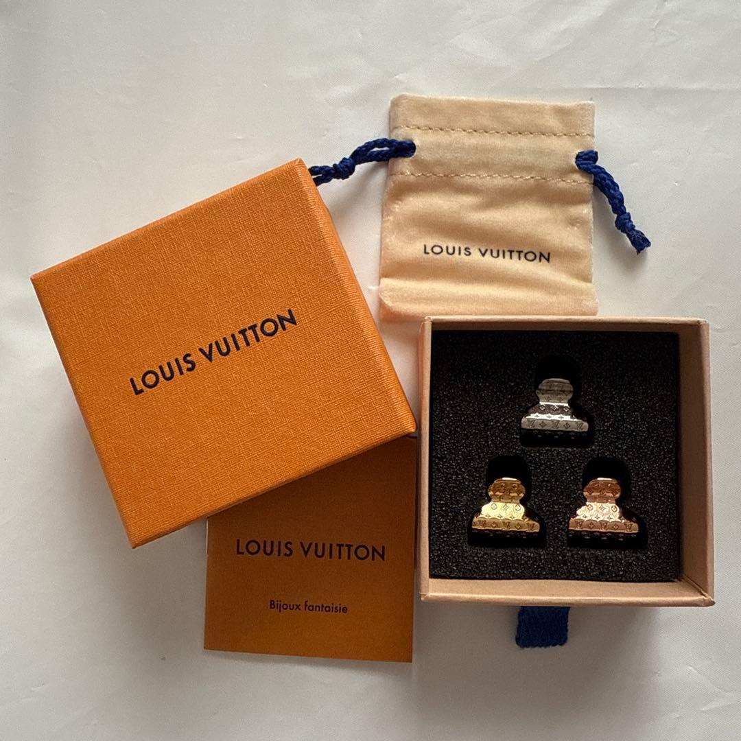 ルイヴィトン　ヘアピン　ヘアクリップ　アクセソワールシュブ・ナノグラム