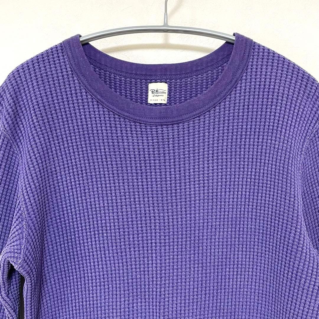 Ron Herman ロンハーマン / サーマルカットソー 長袖 S パープル