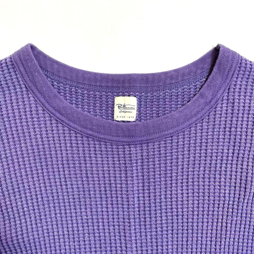 Ron Herman ロンハーマン / サーマルカットソー 長袖 S パープル