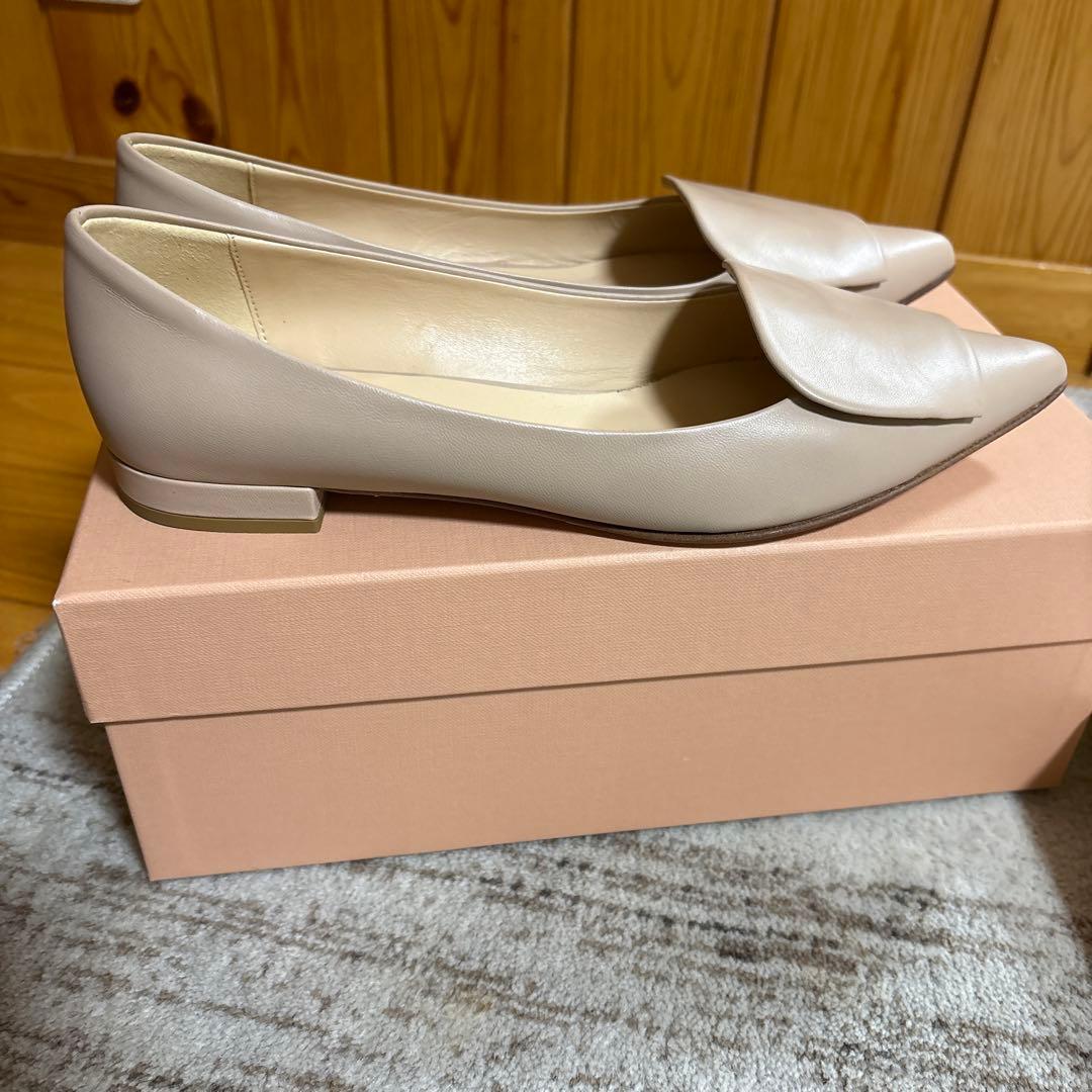 【美品】FABIO RUSCONI F91020 ベージュ 37 パンプス