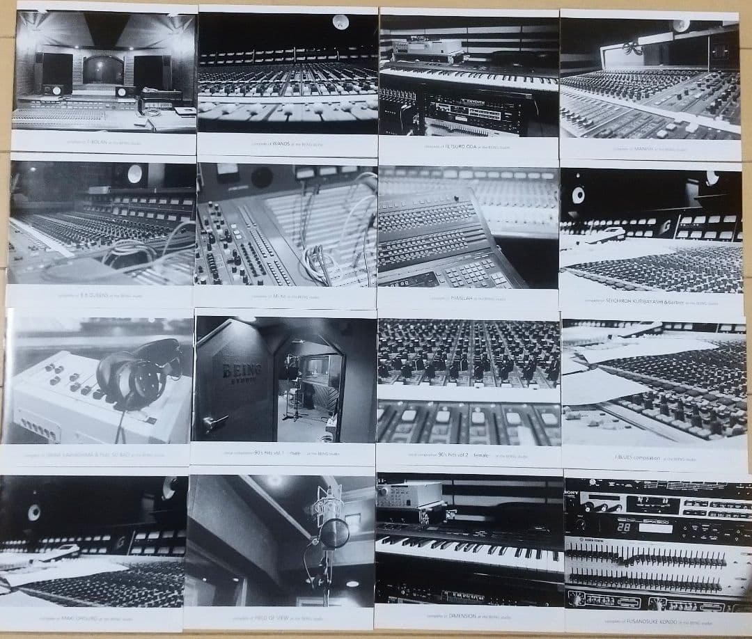 at the BEING studioシリーズ 特典ライナーノーツ【全16作品】