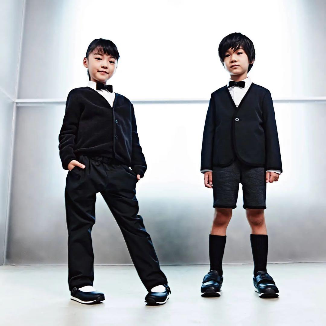 【ファミリア】希少 フォーマル 4点 セット ブラック スーツ 男の子 パンツ