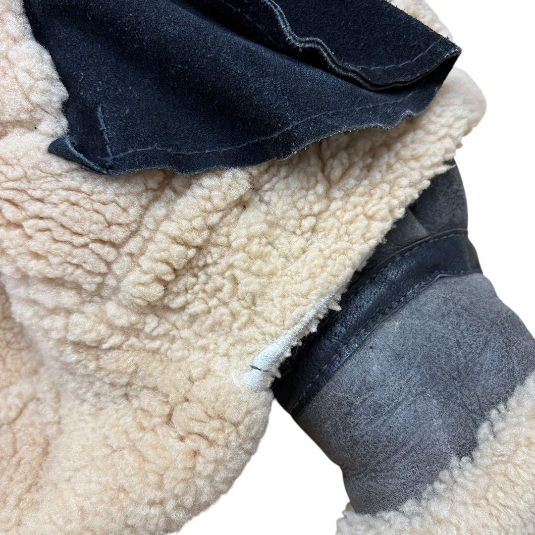 Schott ショット B-3 ムートンジャケット 黒 サイズ38