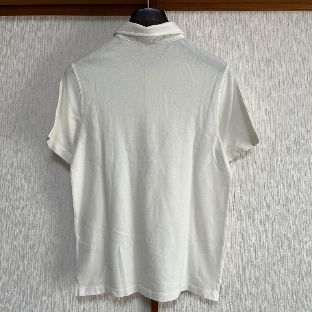 【未使用】Cruciani クルチアーニ　カノコ　ポロシャツ　ホワイト