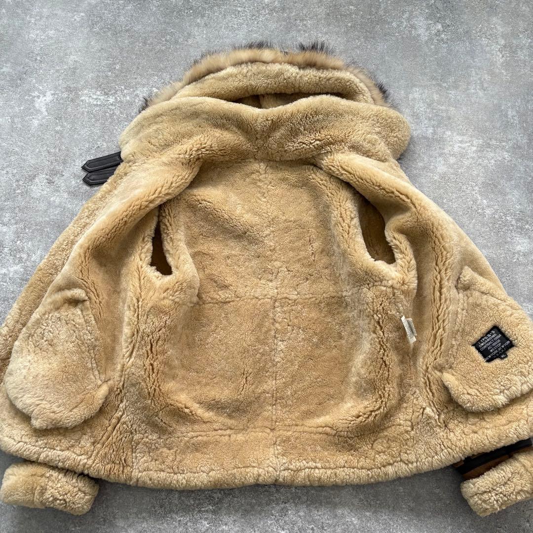 【WESTOP】90s ウエストップ B-3 フライトジャケット ムートン XL