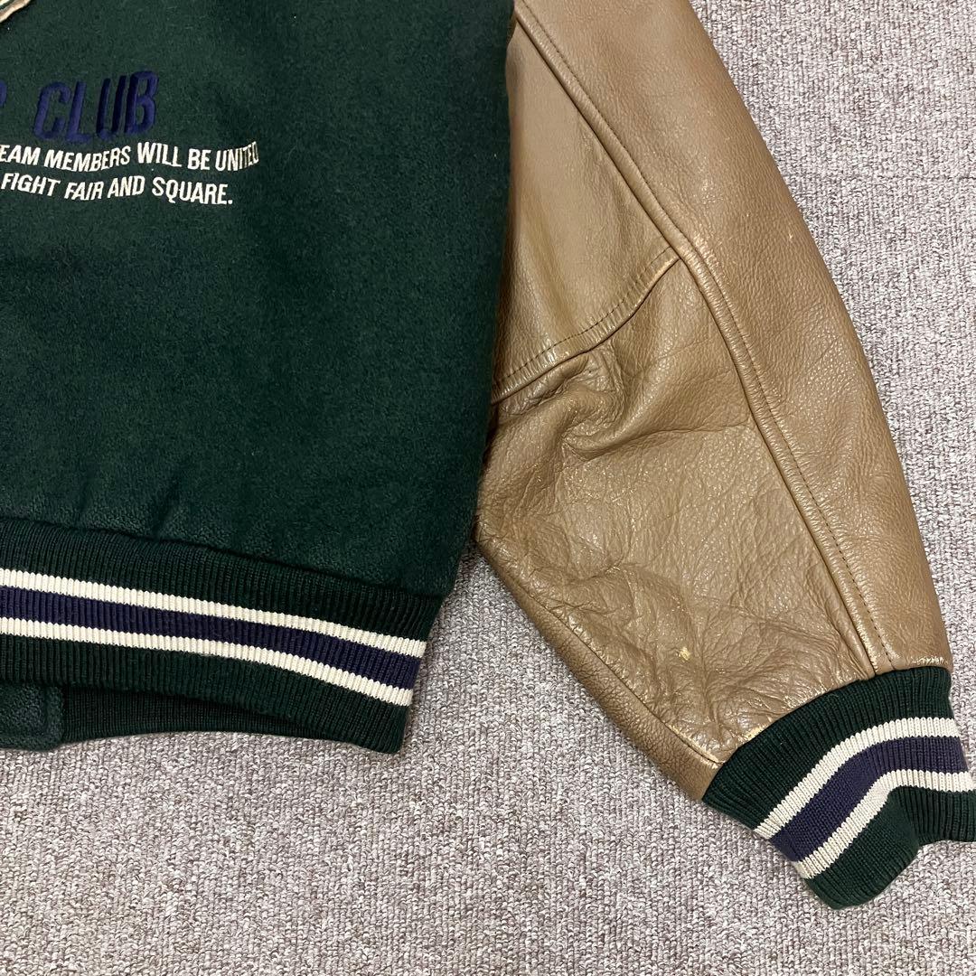 短丈 マクレガー McGREGOR スタジャン 袖レザー ヴィンテージ ウール