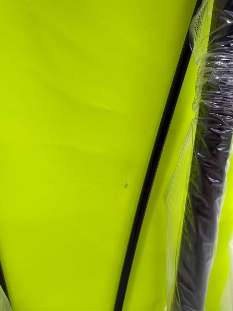 monzee モンジーキャディバッグ新品 初期傷あり　ネオンイエロー