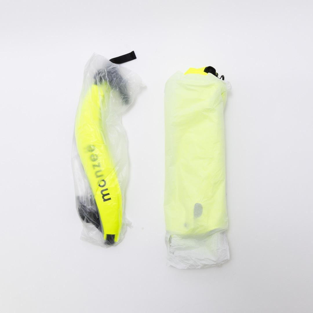 monzee モンジーキャディバッグ新品 初期傷あり　ネオンイエロー