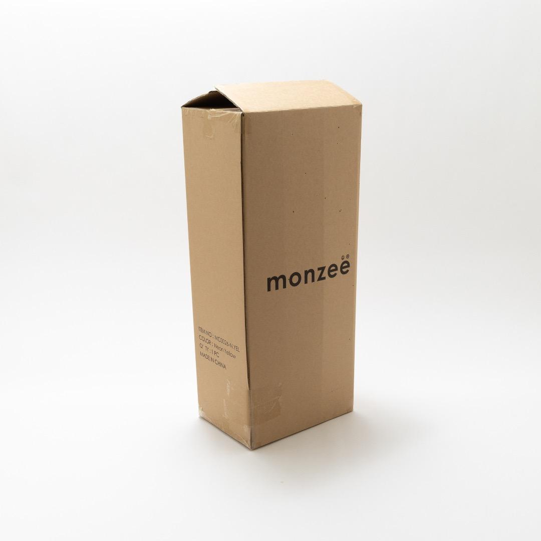 monzee モンジーキャディバッグ新品 初期傷あり　ネオンイエロー