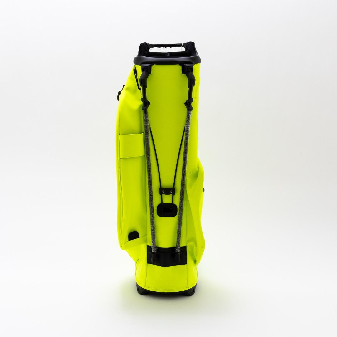 monzee モンジーキャディバッグ新品 初期傷あり　ネオンイエロー