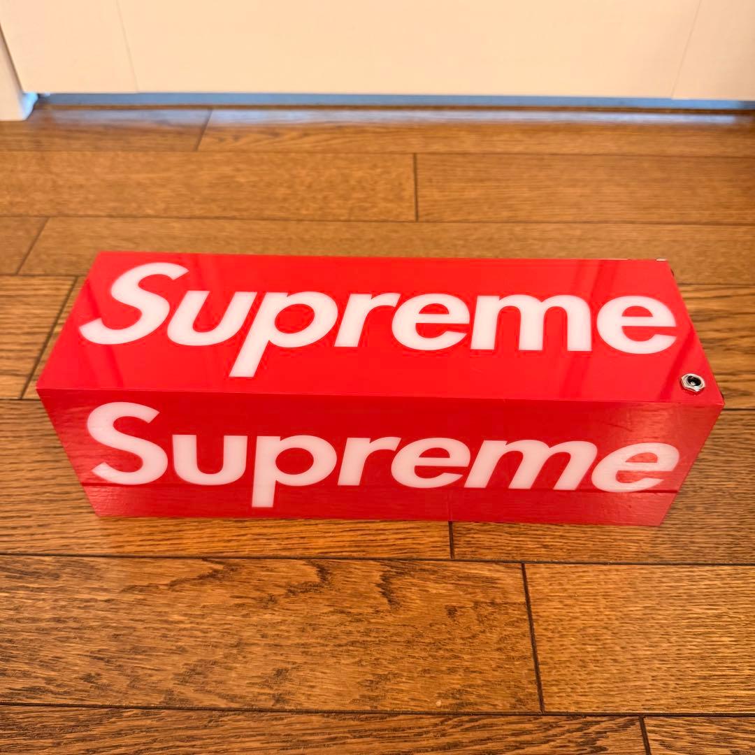 その他 Supreme Box Logo Lamp \"Red\"
