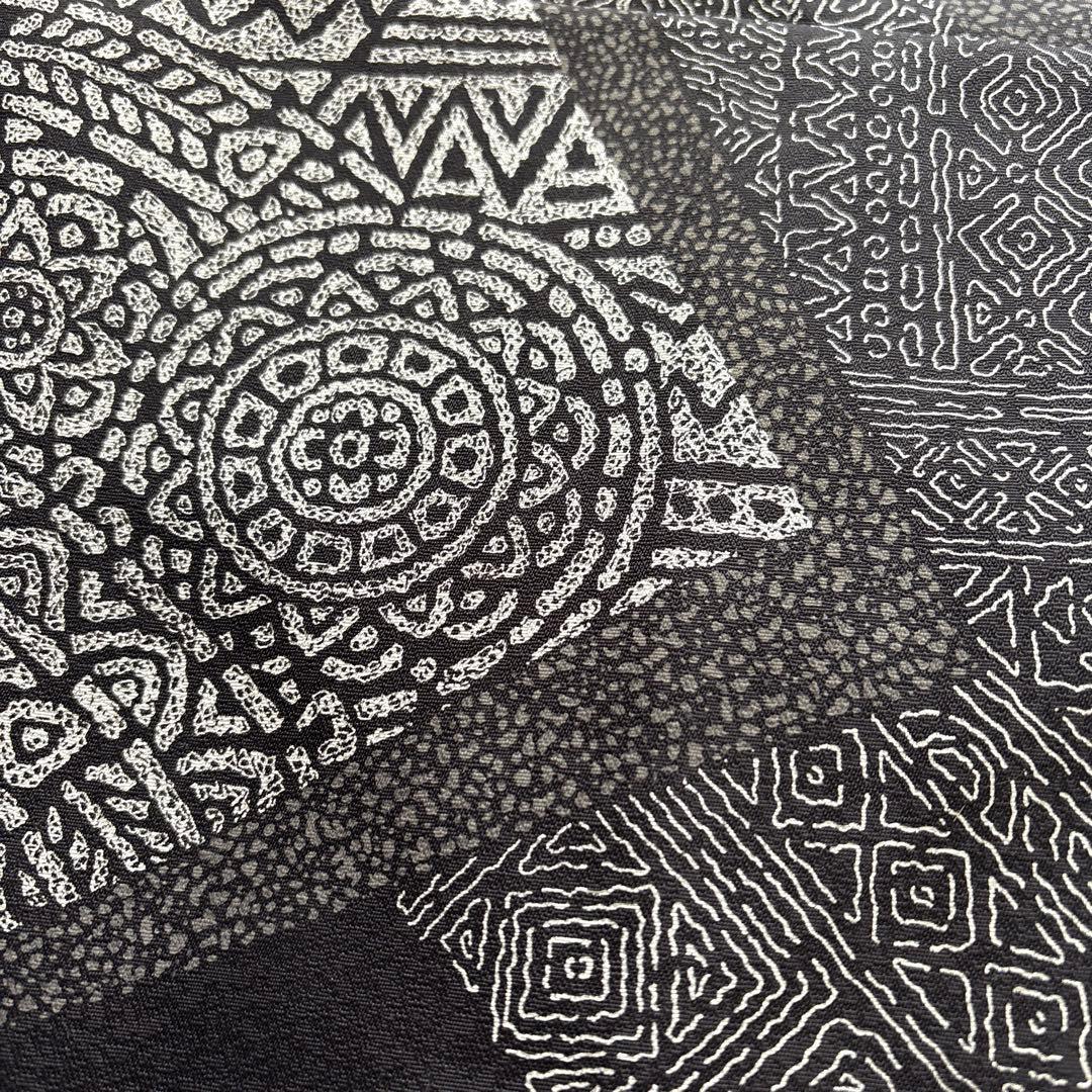 9寸　名古屋帯　全通　黒　長尺