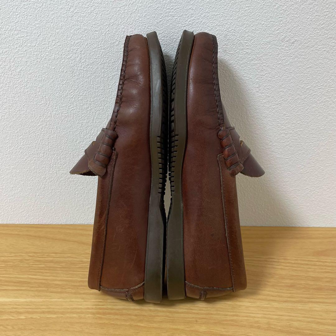 パラブーツ　ローファー　レザー　ブラウン　8
