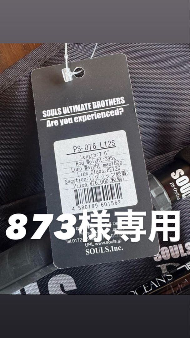 SOULS PS-076 L12S オフショアロッド 873