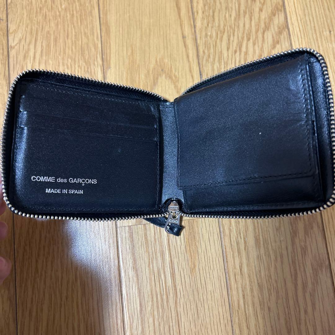 COMME des GARÇONS ブラック 二つ折り財布