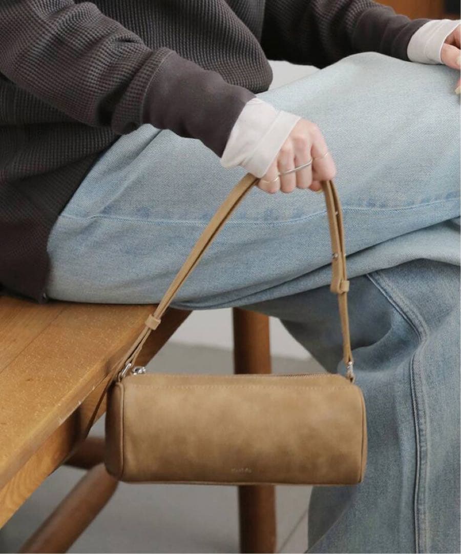 【未使用】STAND OIL/スタンドオイル CHUNKY BAG キャメル