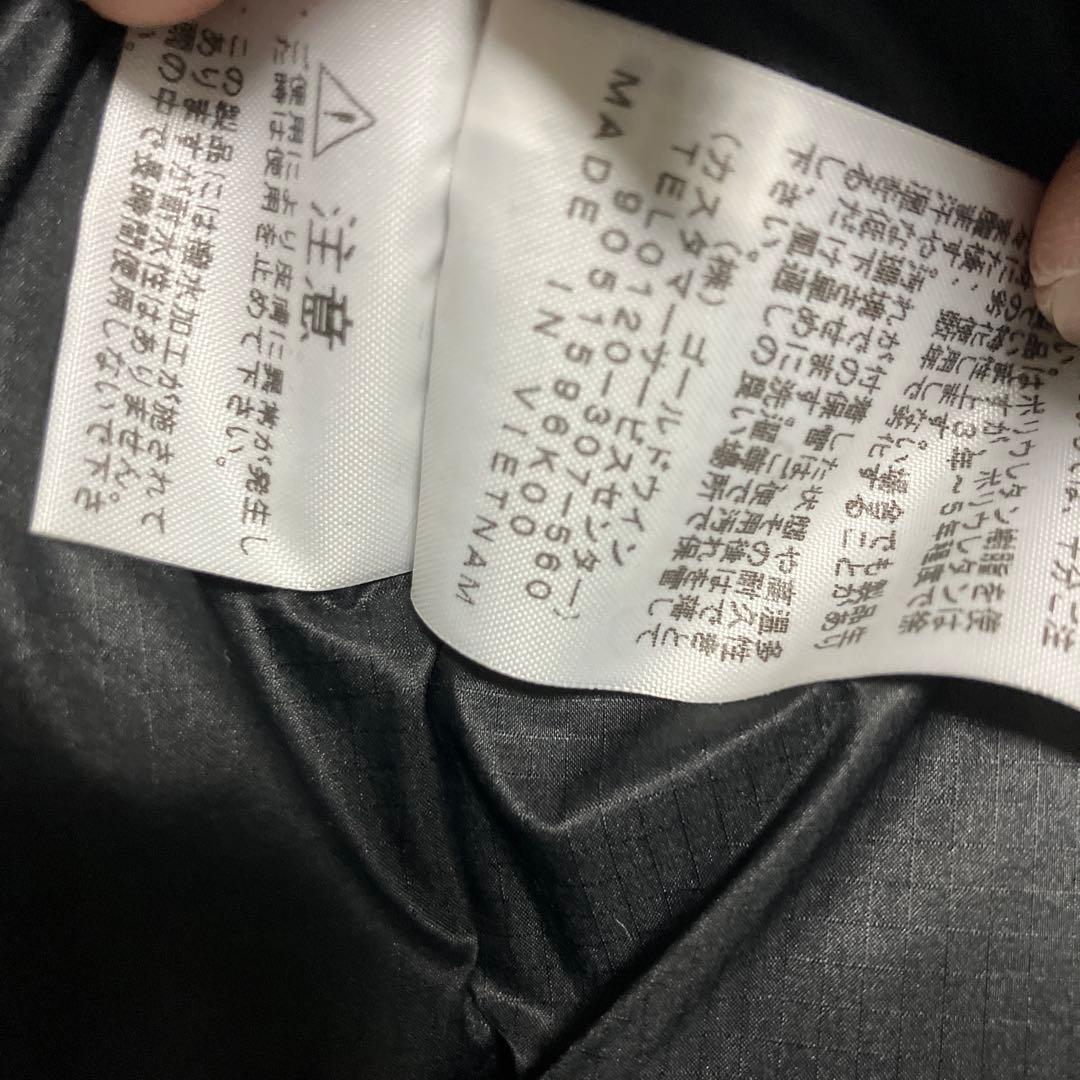 ノースフェイス キャンプシエラベスト 中綿 ブラック フード取り外し可能