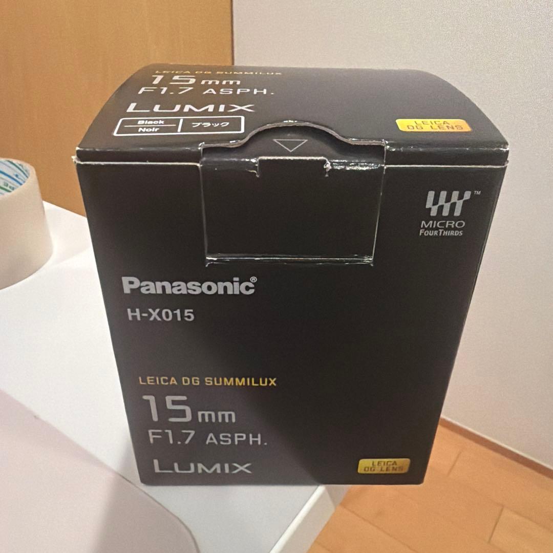 LEICA DG SUMMILUX 15mm F1.7、フィルタ付、頻度極小