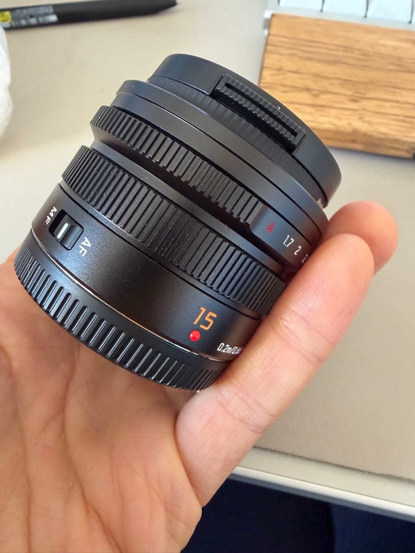 LEICA DG SUMMILUX 15mm F1.7、フィルタ付、頻度極小