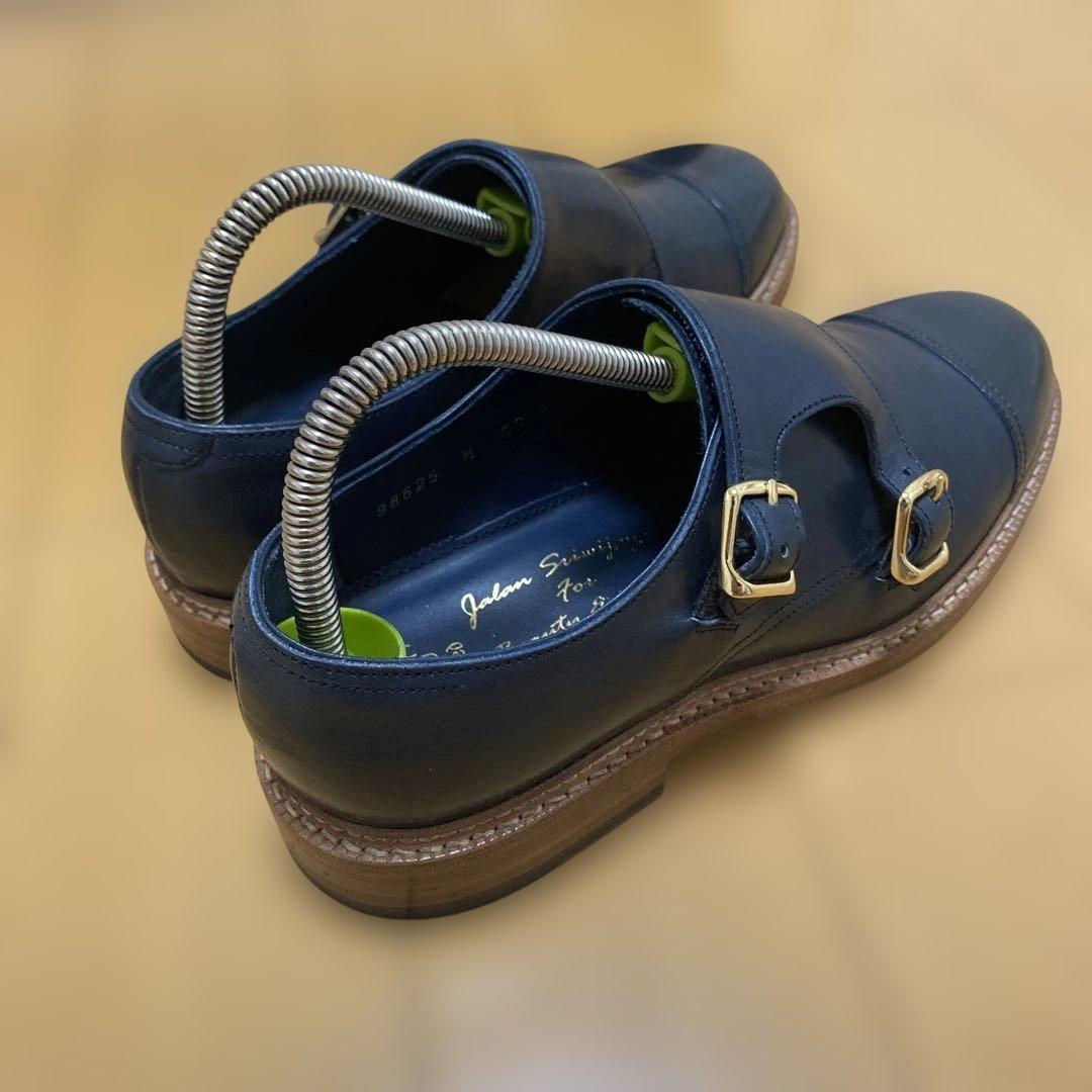 ジャランスリワヤ　98625 ダブルモンクストラップ　6 24,5㎝　美品