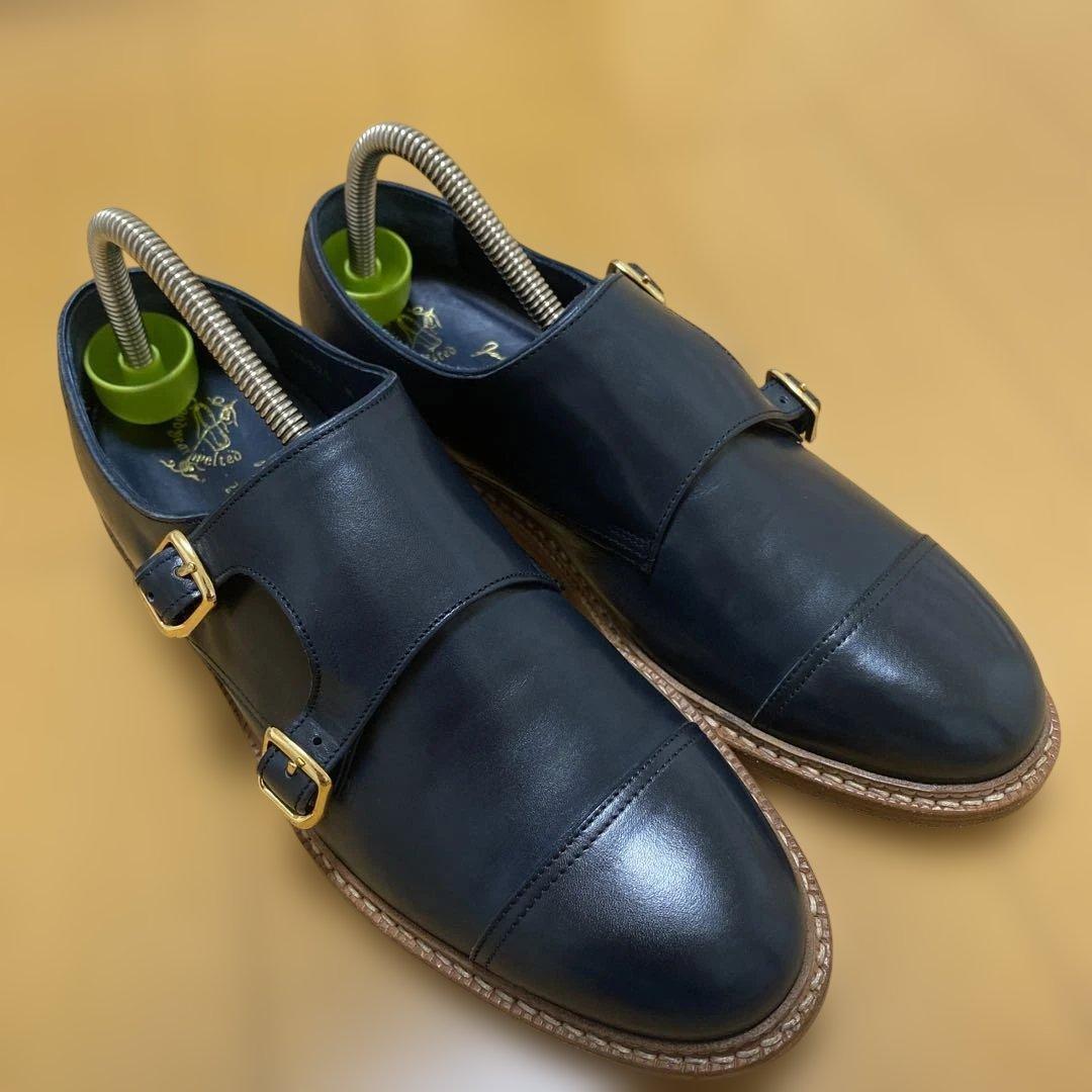 ジャランスリワヤ　98625 ダブルモンクストラップ　6 24,5㎝　美品