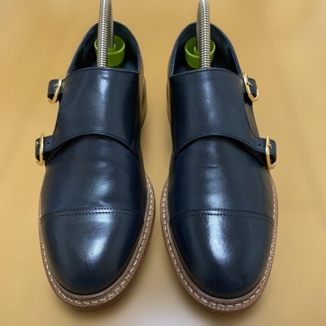 ジャランスリワヤ　98625 ダブルモンクストラップ　6 24,5㎝　美品