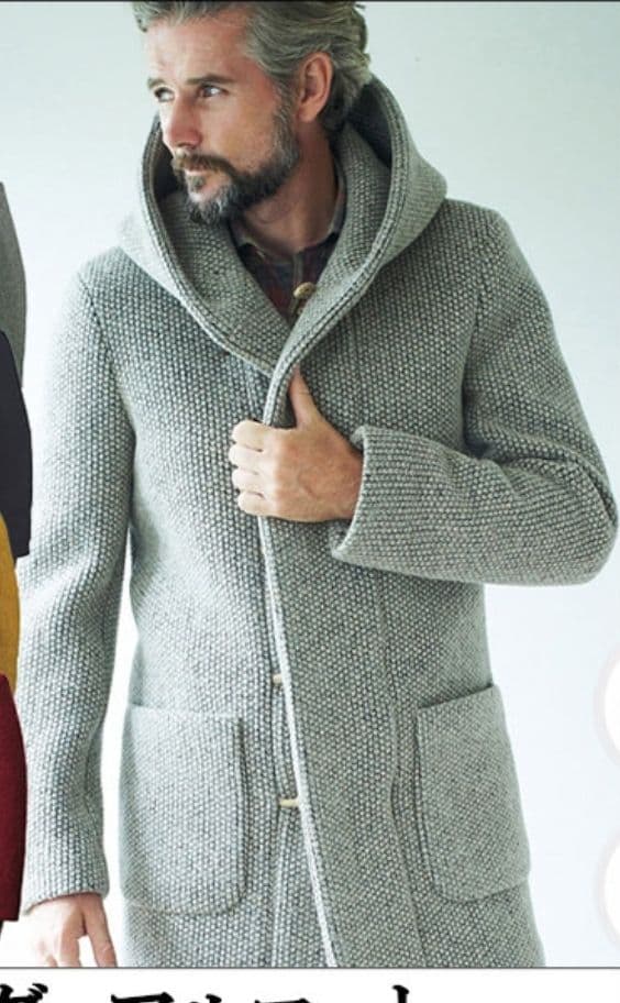 G-stage ウールフーデッドダッフルコート⚫️サイズ44(M～L)