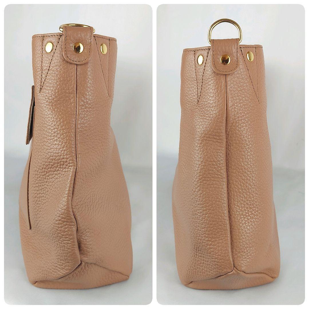 ATAO elvy アタオ エルヴィ2way ショルダーバッグ アーモンド