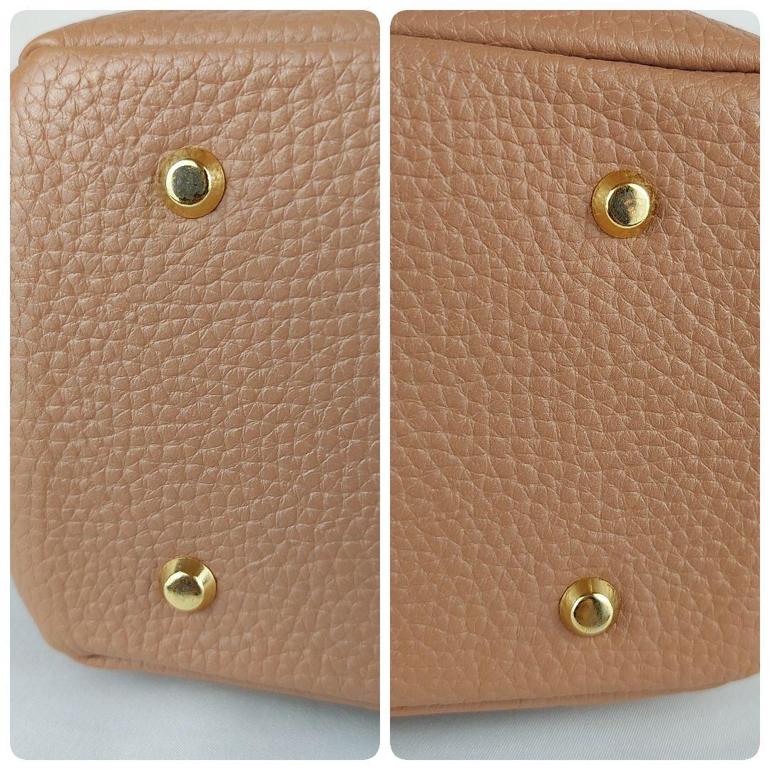 ATAO elvy アタオ エルヴィ2way ショルダーバッグ アーモンド