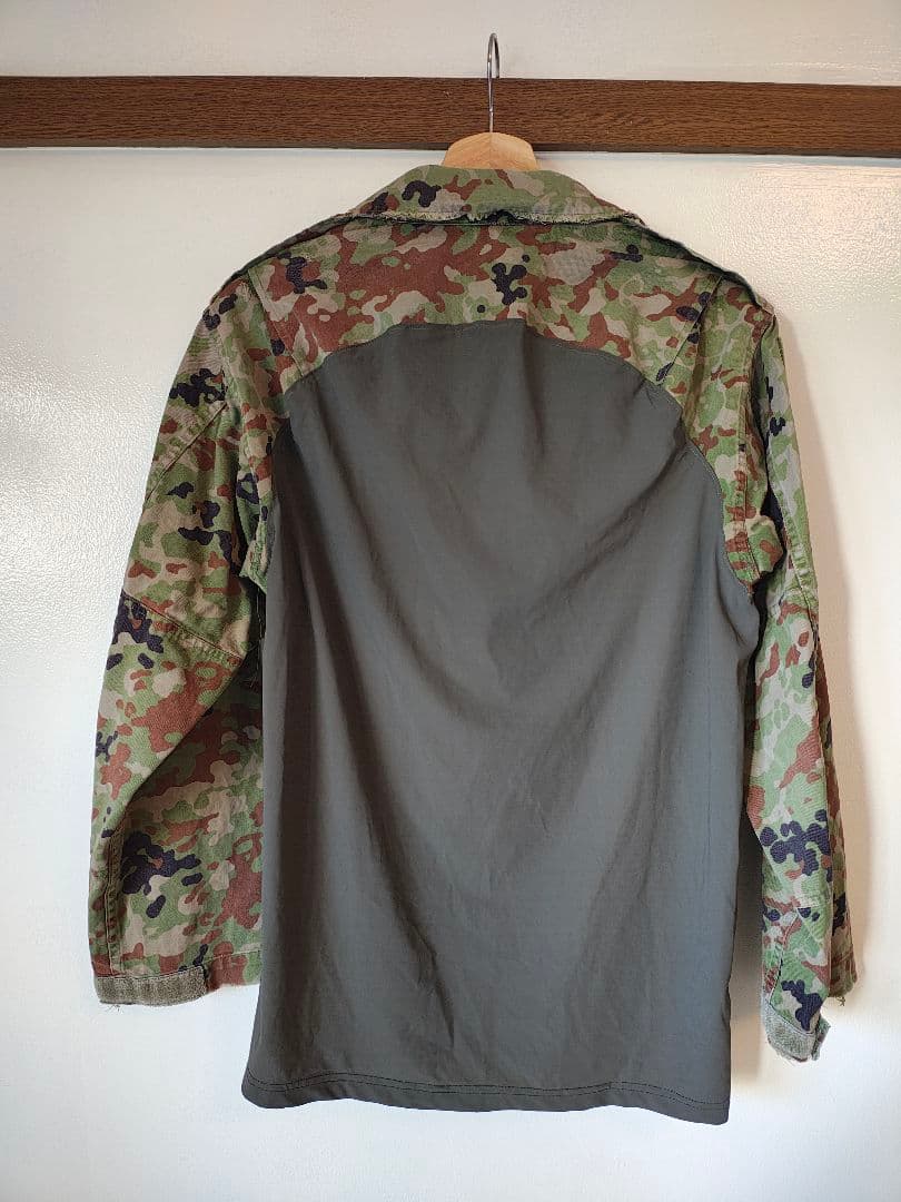 ハンドメイド 陸自迷彩コンバットシャツ 上下セット Mサイズ相当