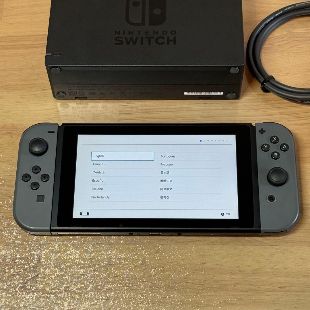 6-160 Switch 本体 バッテリー強化版 グレー