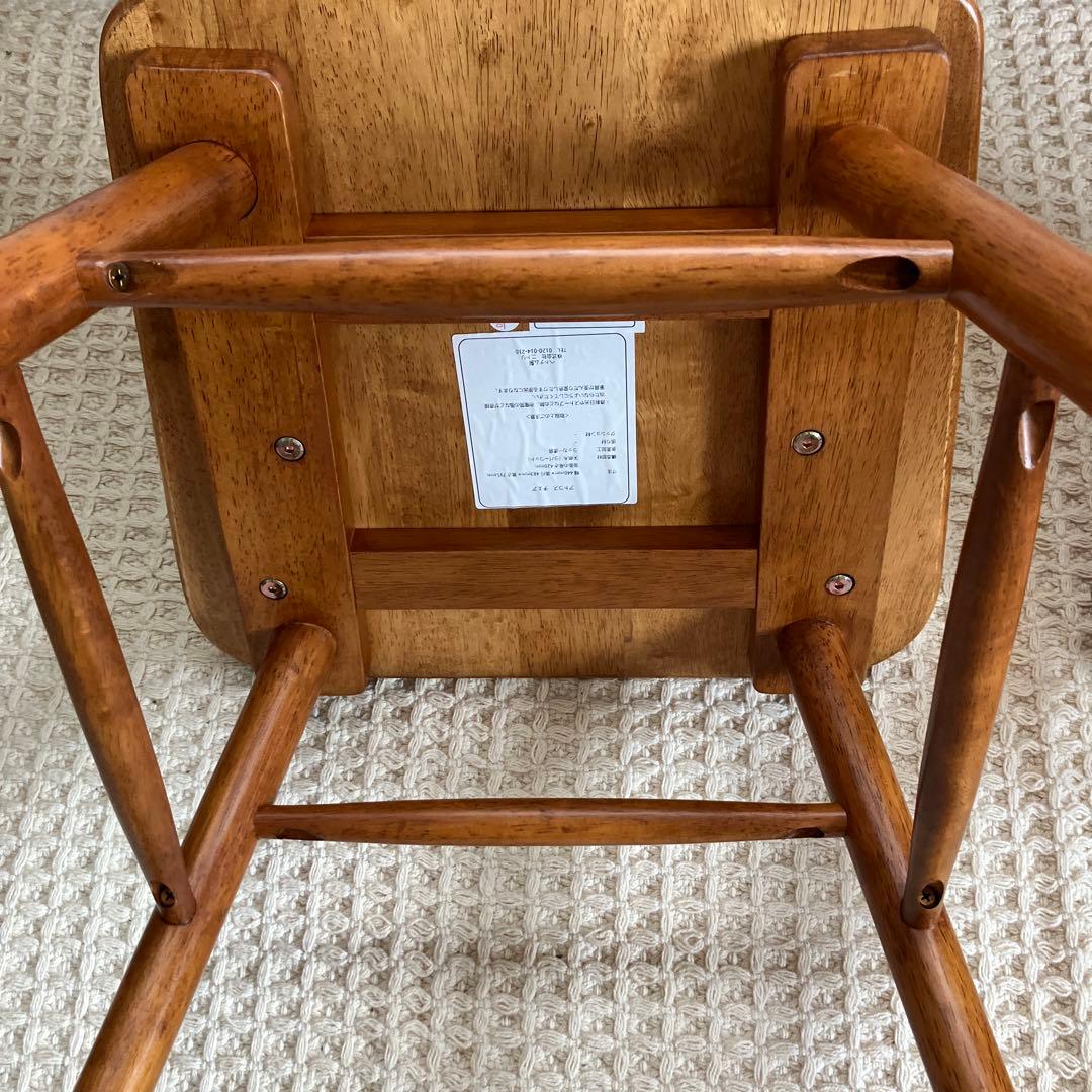 【美品】ニトリ ダイニングチェア 椅子 2脚 ブラウン アトラスチェア