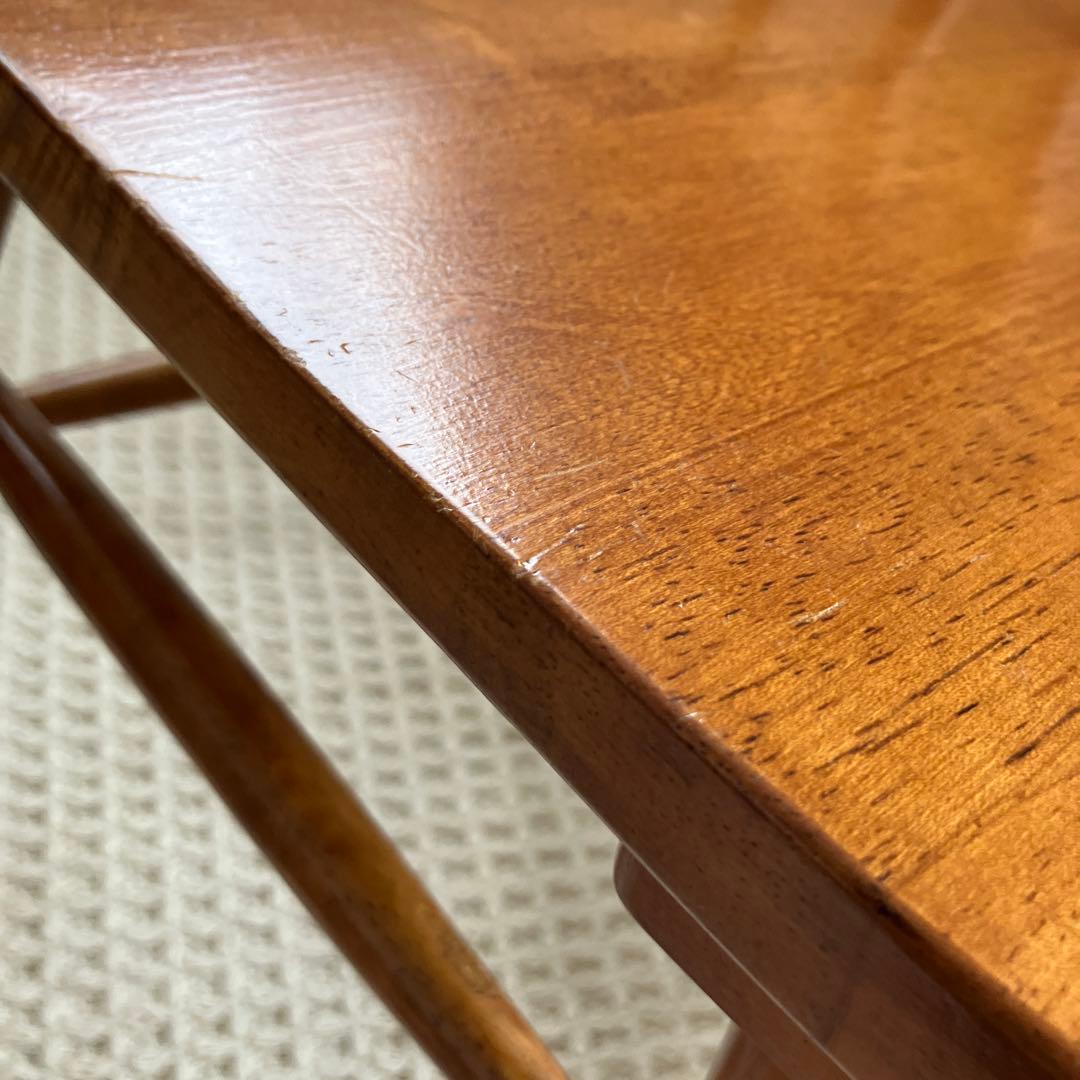 【美品】ニトリ ダイニングチェア 椅子 2脚 ブラウン アトラスチェア