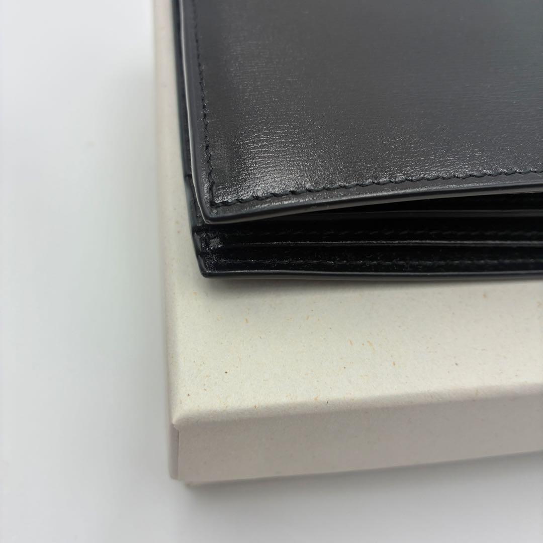 YSL ブラック 二つ折り財布 保存袋付き