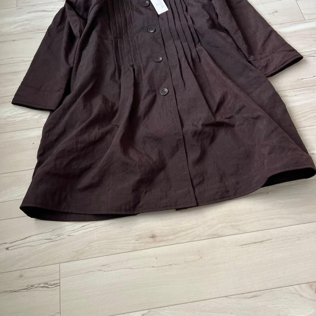 未使用タグ付き　YACCOMARICARD ロングコート　ライナー　ピンタック