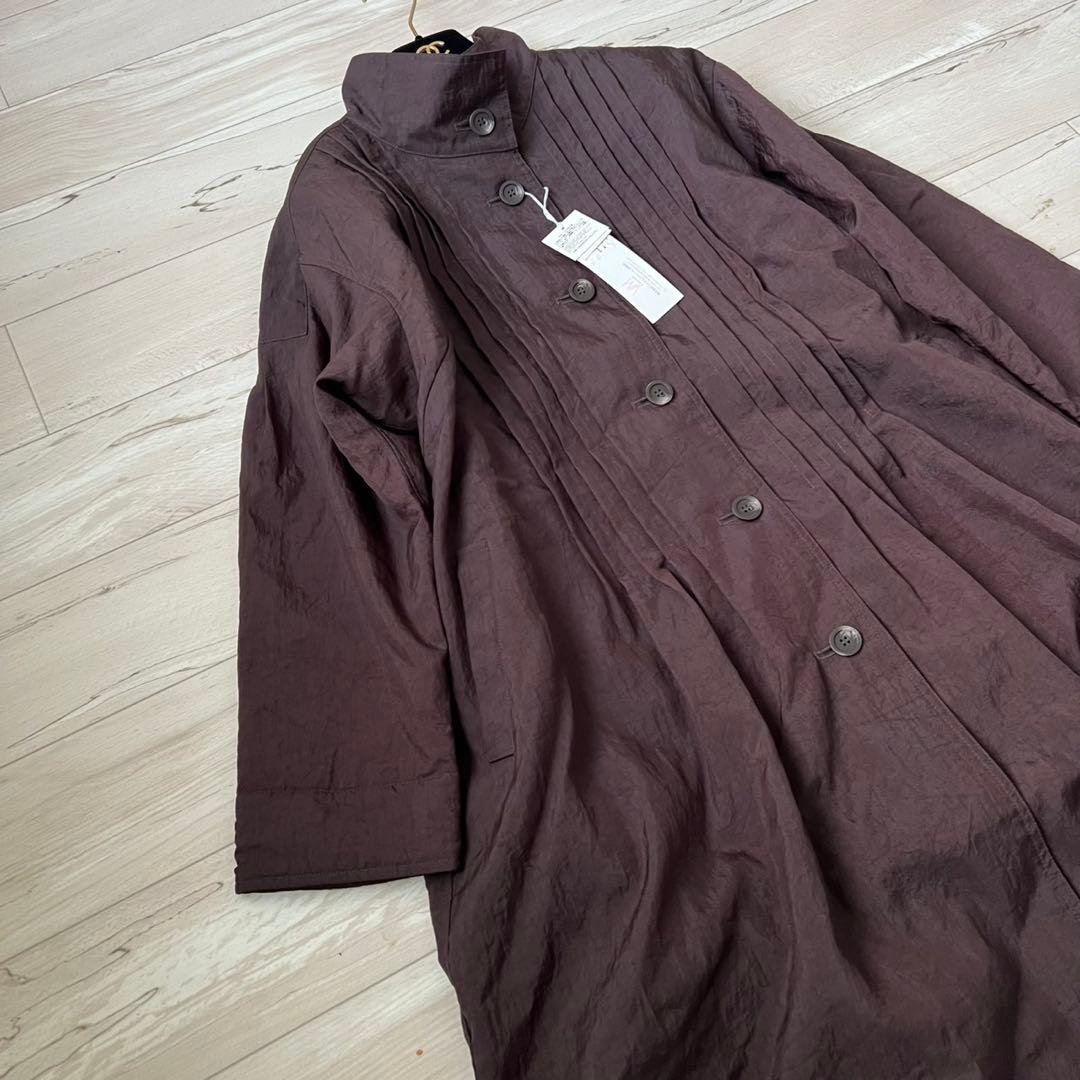 未使用タグ付き　YACCOMARICARD ロングコート　ライナー　ピンタック