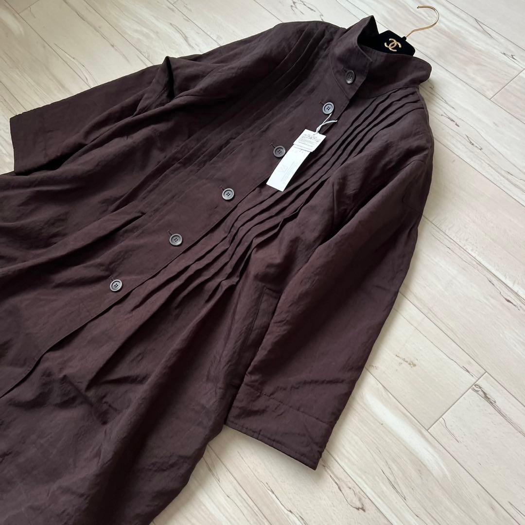 未使用タグ付き　YACCOMARICARD ロングコート　ライナー　ピンタック